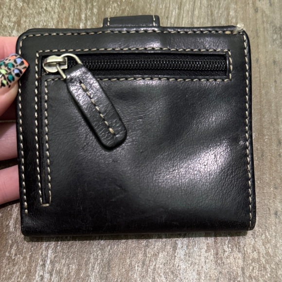 Jack Georges Black Leather Taxi Wallet - Picture 2 of 7